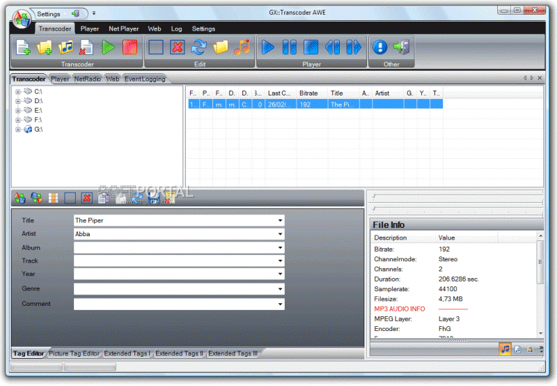 GX::Transcoder 5.0 beta 10.8