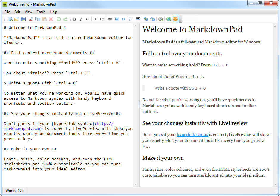 MarkdownPad 1.3.5.2