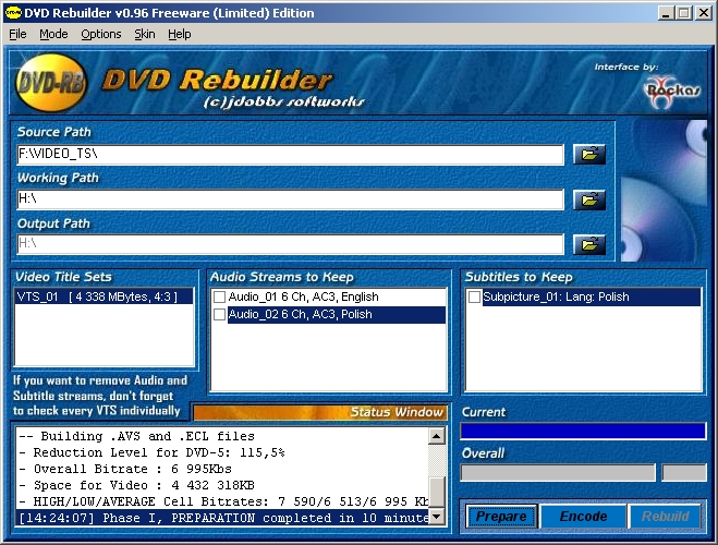 DVD Rebuilder 0.98.1