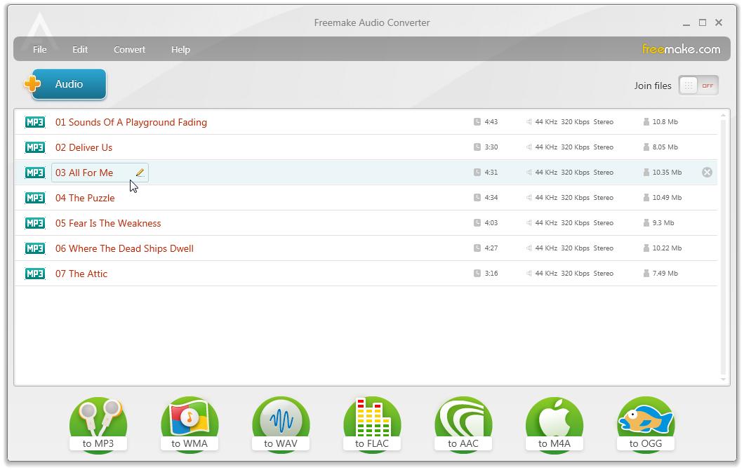 Freemake Audio Converter 1.1.0.39